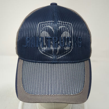 Ram Trucks Blue Gray Mesh Front Baseball Cap Hat One Size Strapback Dodge Mopar