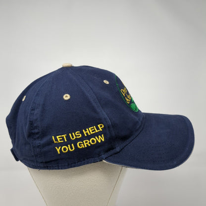 Price & Sons Seed Strapback Hat Blue One Size Let Us Help You Grow Otto
