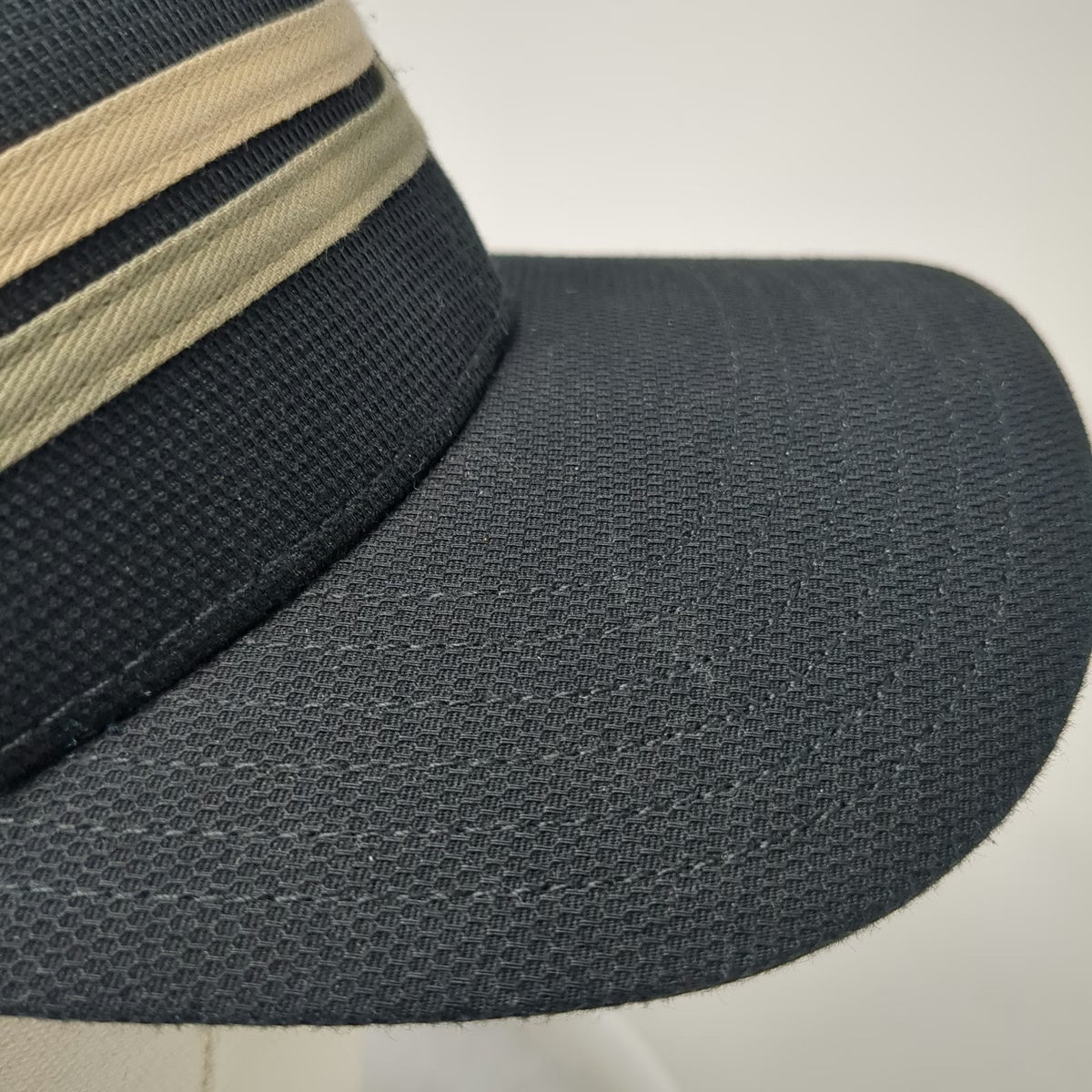 G54 Snapback Hat Black One Size Idaho 1890 Moose Patch Striped Performance Mesh