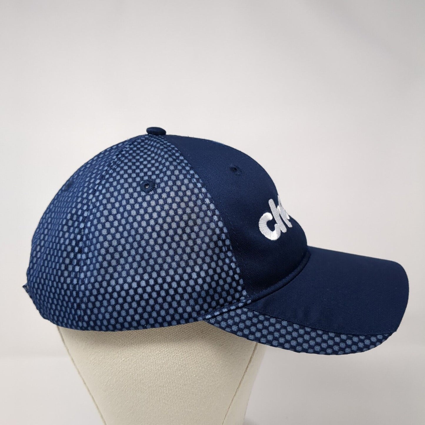 Chewy Strapback Hat Blue One Size Adjustable Embroidered 6 Panel Port Authority