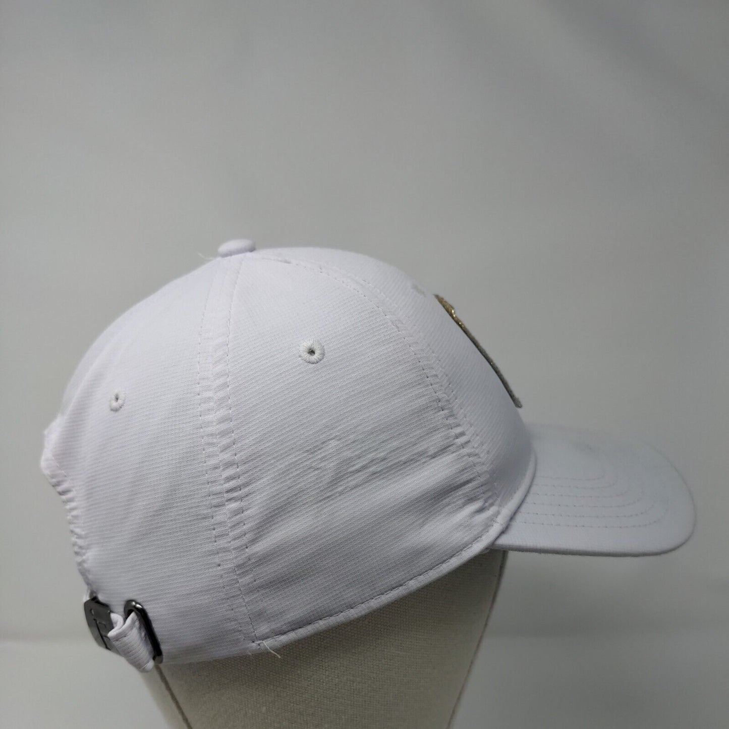 Wines Vines & Sunshine Slideback Hat White OSFM Adjustable Fahrenheit