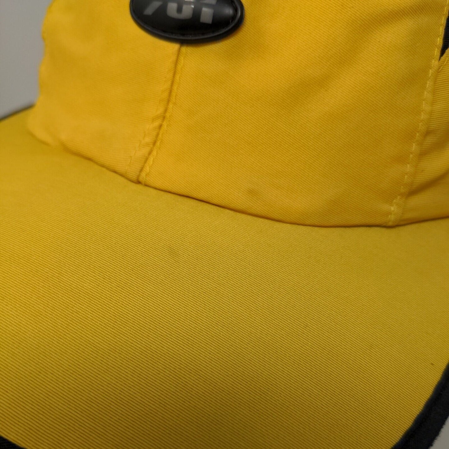 Clench Jeans Men's Slideback Hat Yellow Black Size OSFA 3D #701 Logo