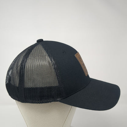 RMEF Team Elk Snapback Trucker Hat Black One Size Adjustable Mesh Back 6 Panel