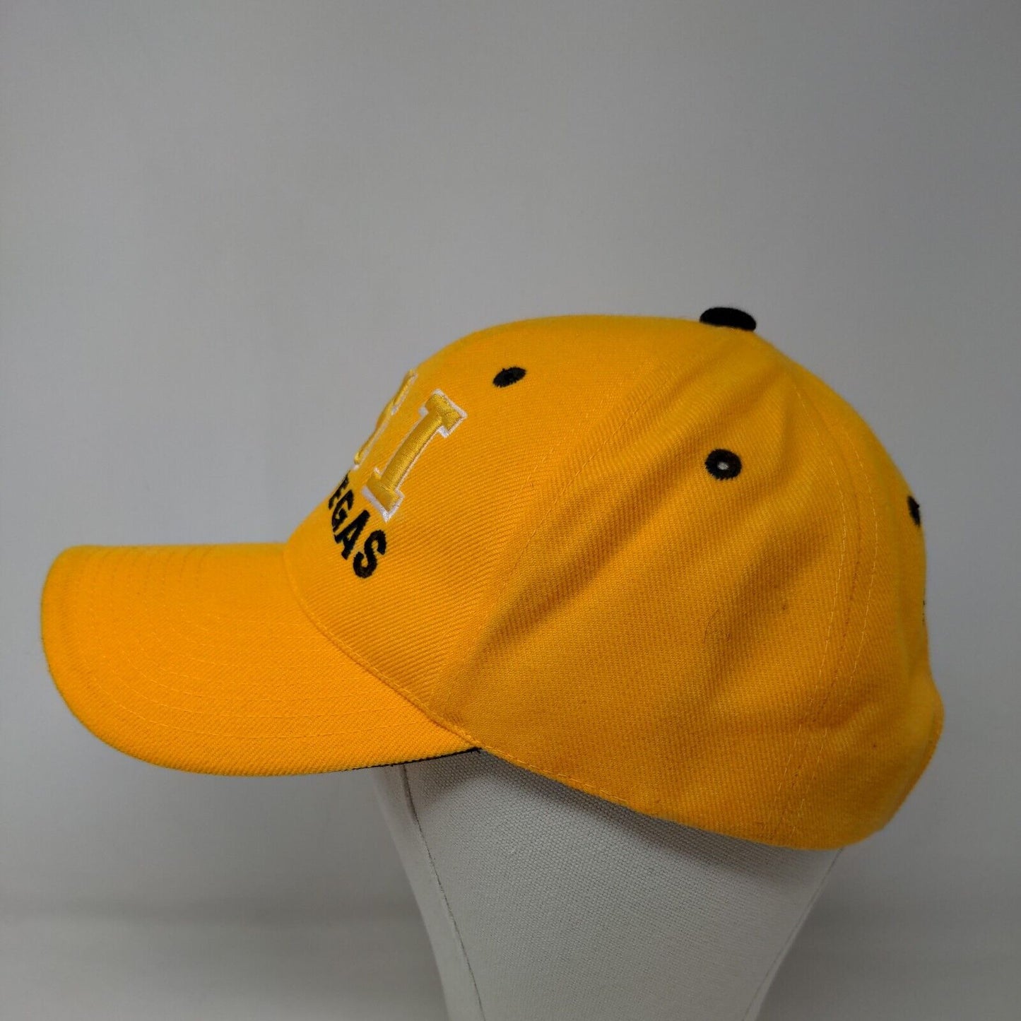 CSI Las Vegas Men's Strapback Hat Yellow Embroidered Logo 100% Acrylic