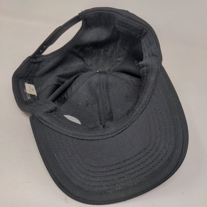 Taco Bell Snapback Hat Black OSFA Embroidered Vent Holes Adjustable