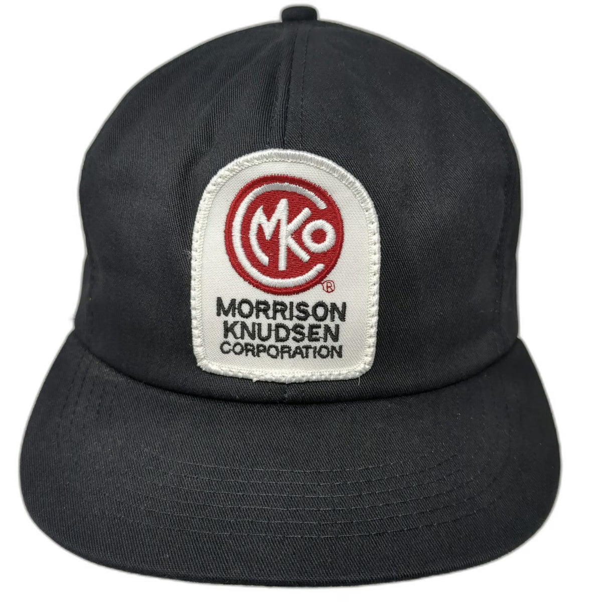 K-Products Snapback Black One Size Hat Morrison Knudsen Corporation MKO Patch