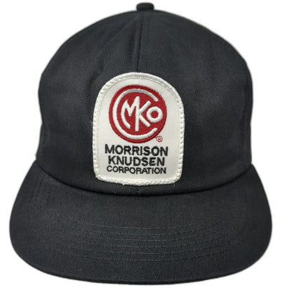 K-Products Snapback Black One Size Hat Morrison Knudsen Corporation MKO Patch