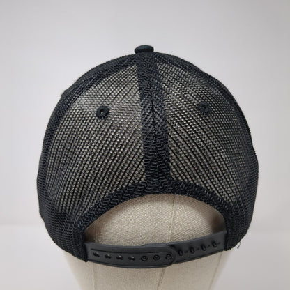 Arizona Patch Snapback Mesh Back Trucker Hat Black One Size Adjustable