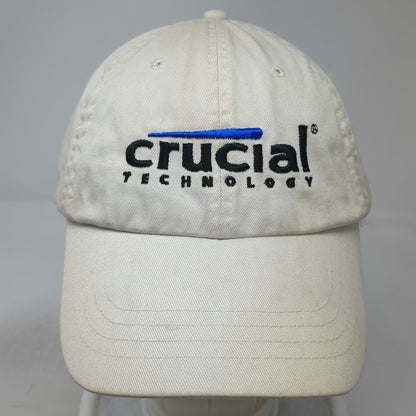 Toppers Baseball Cap Beige One Size Crucial Technology Embroidered Slideback Hat