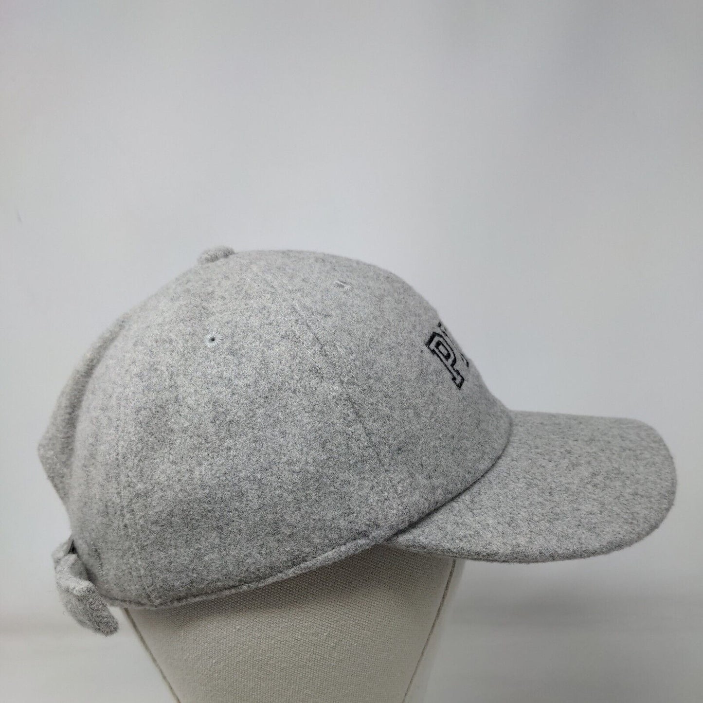 PINK Slideback Hat Gray One Size Solid Embroidered Victoria's Secret