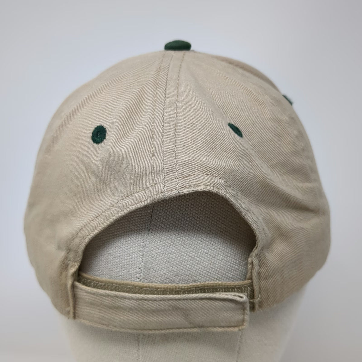 Otto Baseball Cap Beige Green One Size Hope Mountain Nurseries Strapback Hat