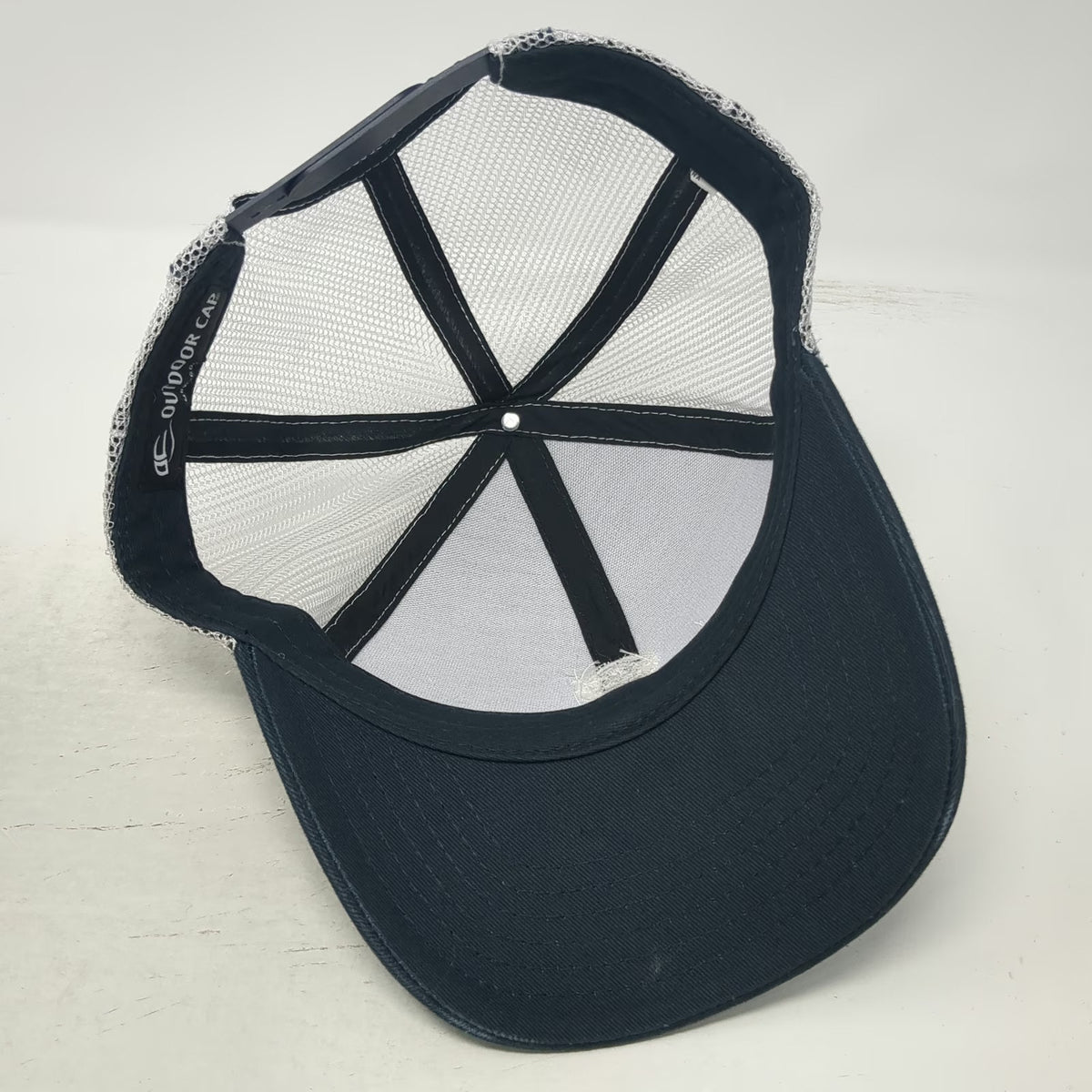 Outdoor Cap Smith & Wesson Trucker Hat Blue One Size Mesh Back Snapback