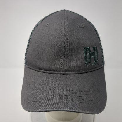 Hornady Snapback Trucker Hat Gray One Size Adjustable Embroidered Mesh Back