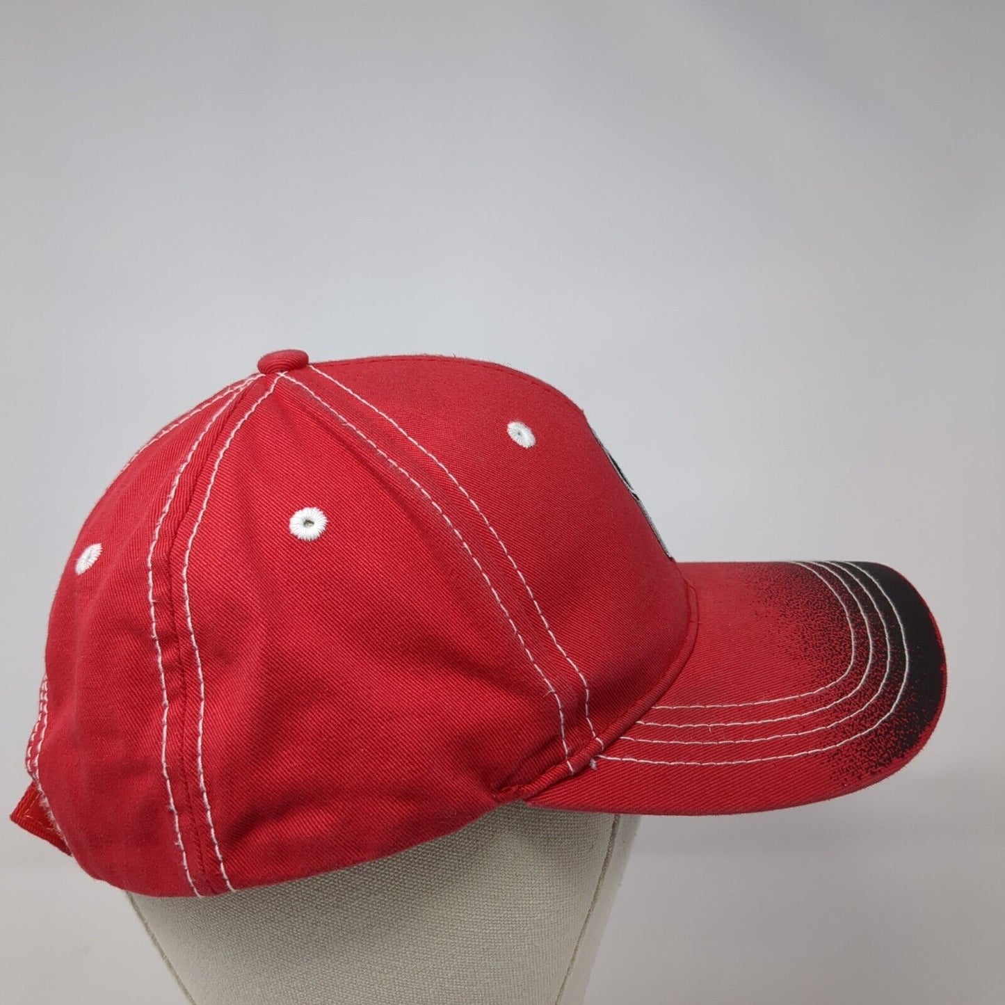 Kenworth Strapback Hat Red One Size Adjustable Embroidered 6 Panel