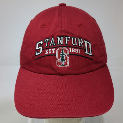 Stanford Cardinal NCAA Red One Size OS Adjustable Strap Embroidered Logo Cap Hat
