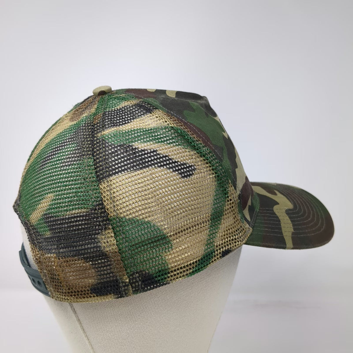 Toyota Trucker Hat Green Camo One Size Mesh Snapback Tundra Pickup Logo Patch