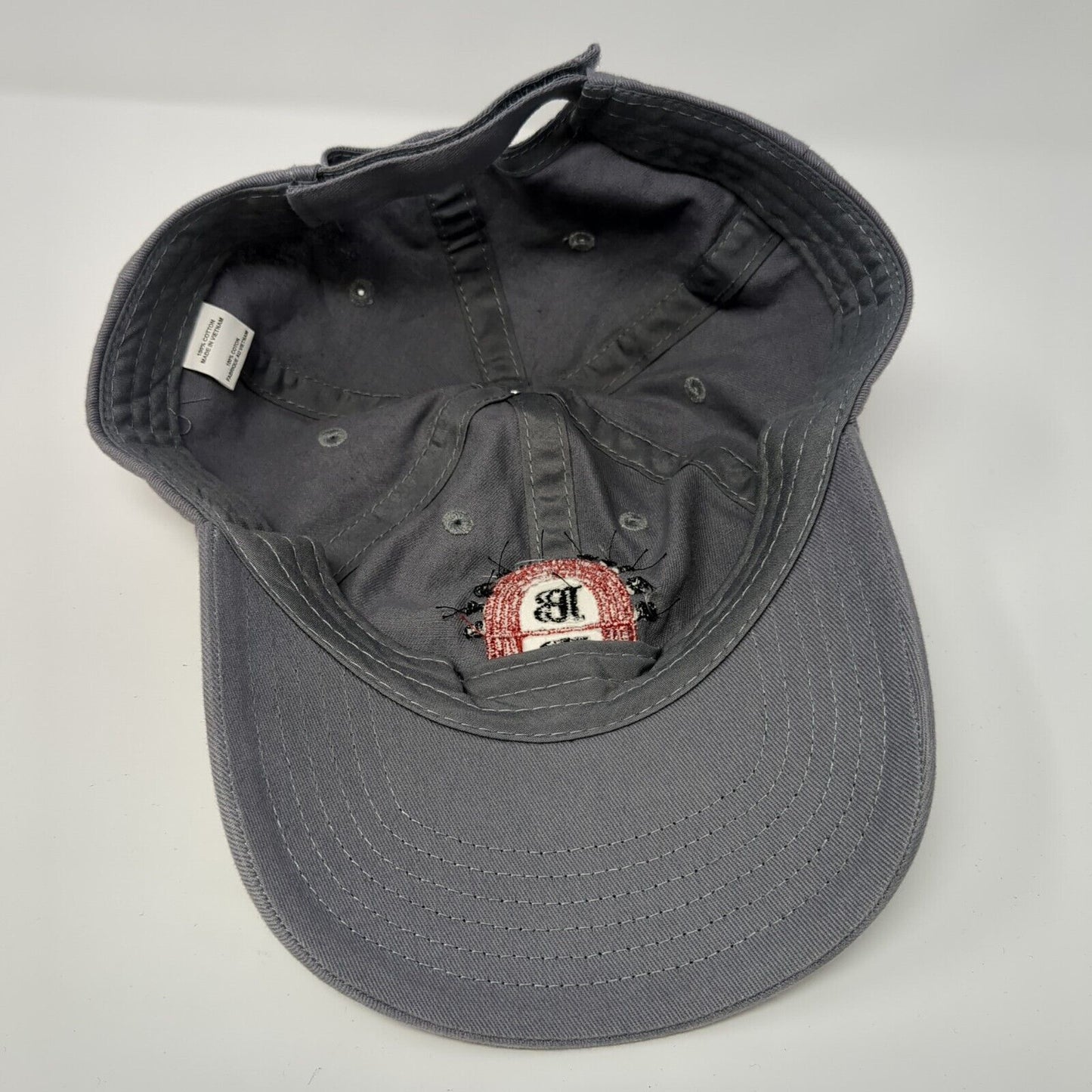 BR Boise Relays Strapback Hat Gray One Size Adjustable Embroidered 6 Panel