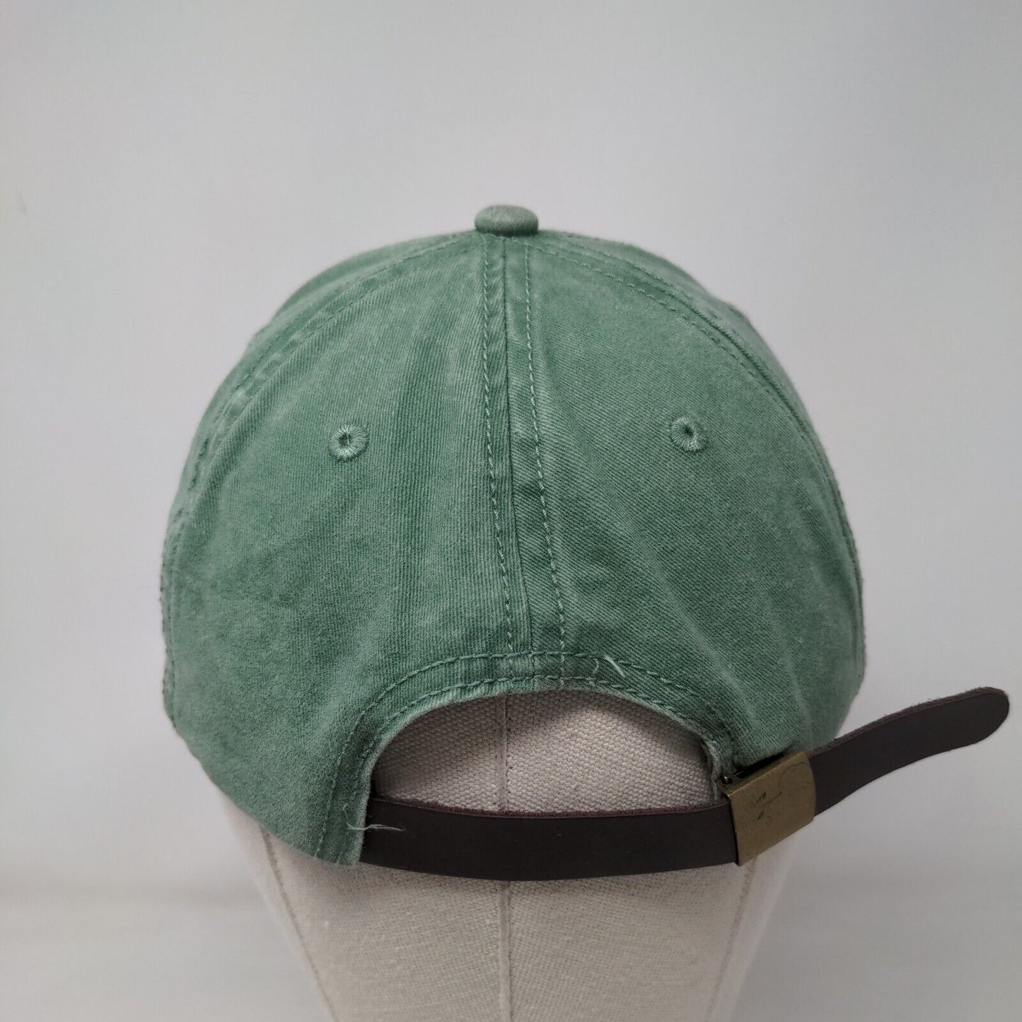 Day Off Slideback Hat Green OSFM Adjustable Embroidered Vented Holes 6 Panel