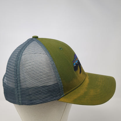 Patagonia Fitz Roy Bear Trucker Hat Multi One Size Embroidered Mesh Back