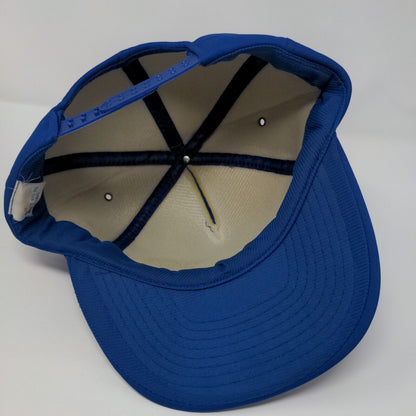Sno West Snowmobile West Magazine Snapback Hat Blue OSFA Adjustable Rope