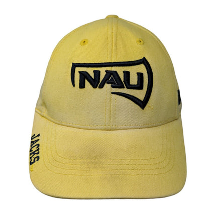 NAU Jacks Strapback Hat Yellow OSFA Adjustable Embroidered Russell