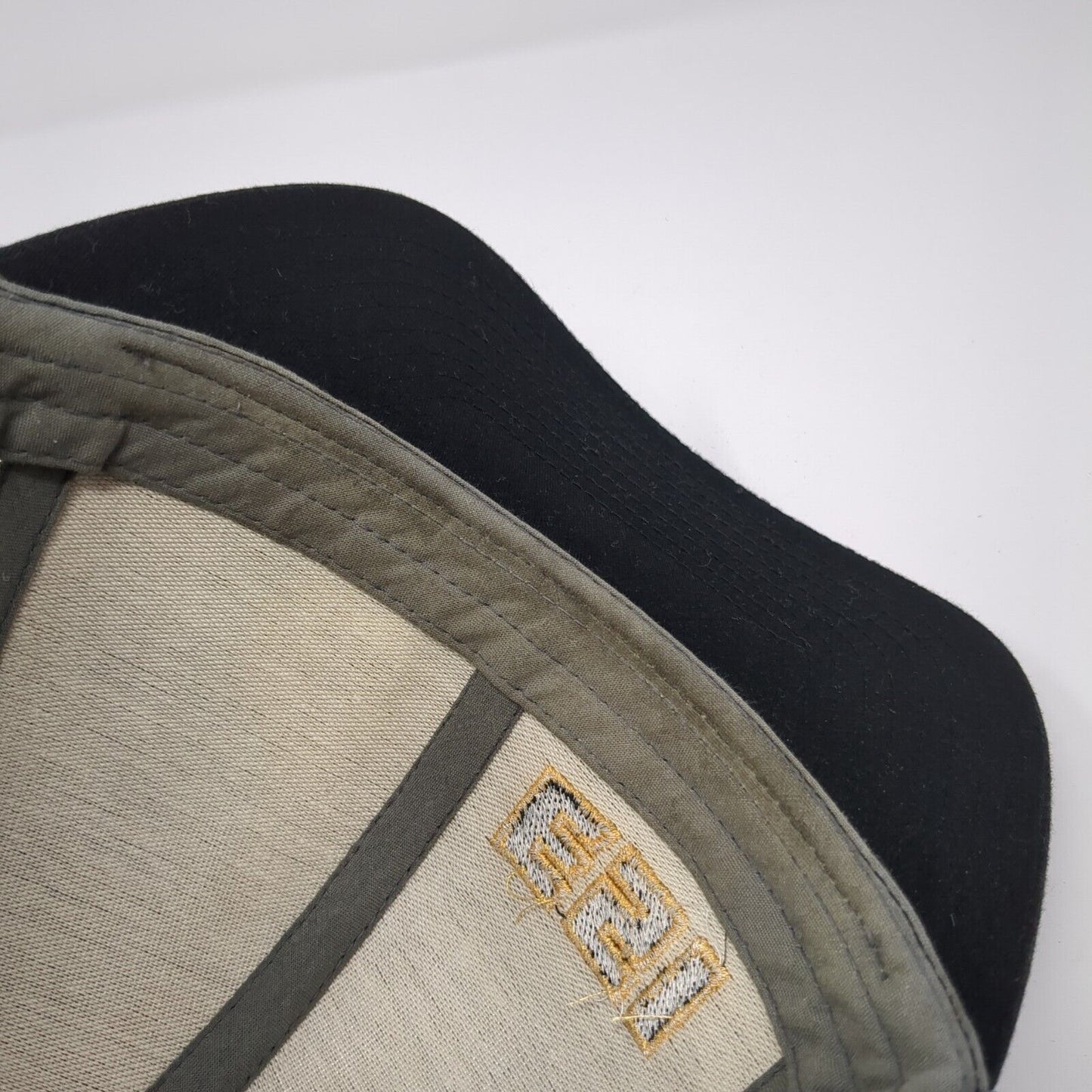 ESI Snapback Trucker Hat Black OS Adjustable Embroidered Mesh Pacific Headwear