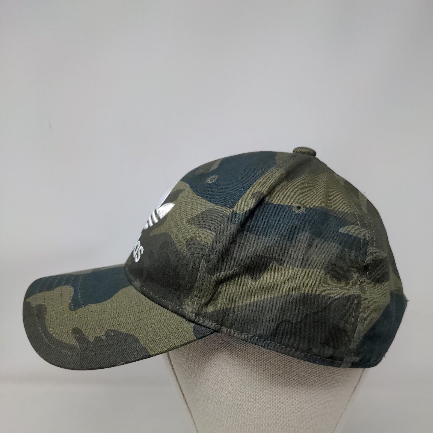 Adidas Snapback Hat Camouflage OSFM Adjustable Embroidered Trefoil 6 Panel