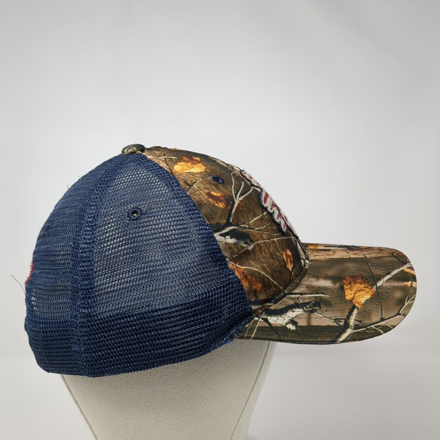 Legendary Whitetails Snapback Trucker Hat Camo One Size Mesh Back