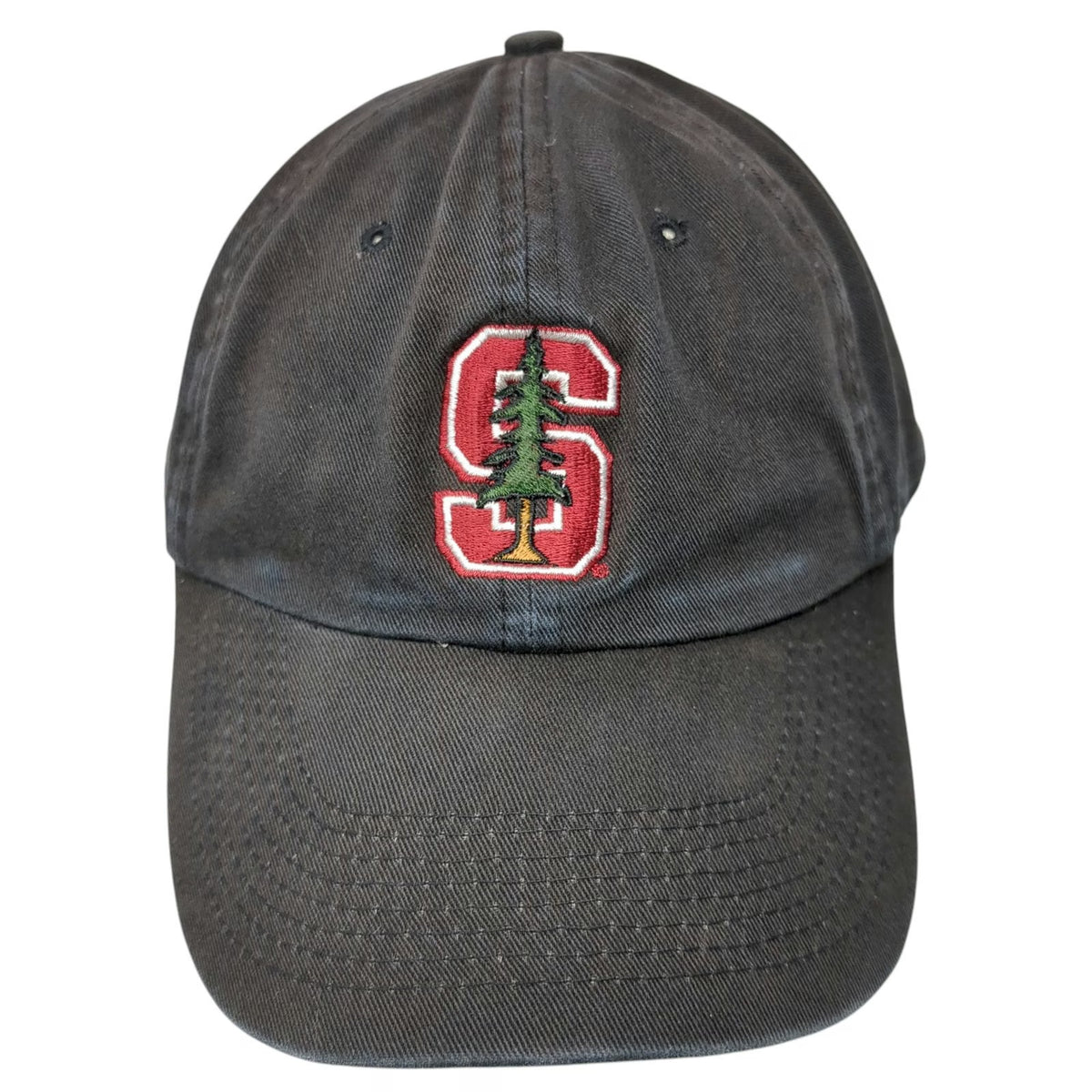 The Game Stanford Cardinal NCAA Cap Black One Size Strapback Embroidered Logo