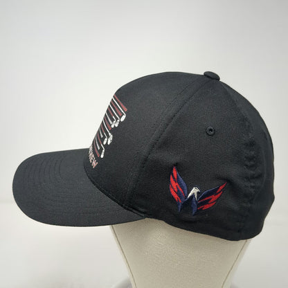 TravisMathew 5 Panel Black XL Hat Golf Flag Washington Capitals Weagle Flexfit