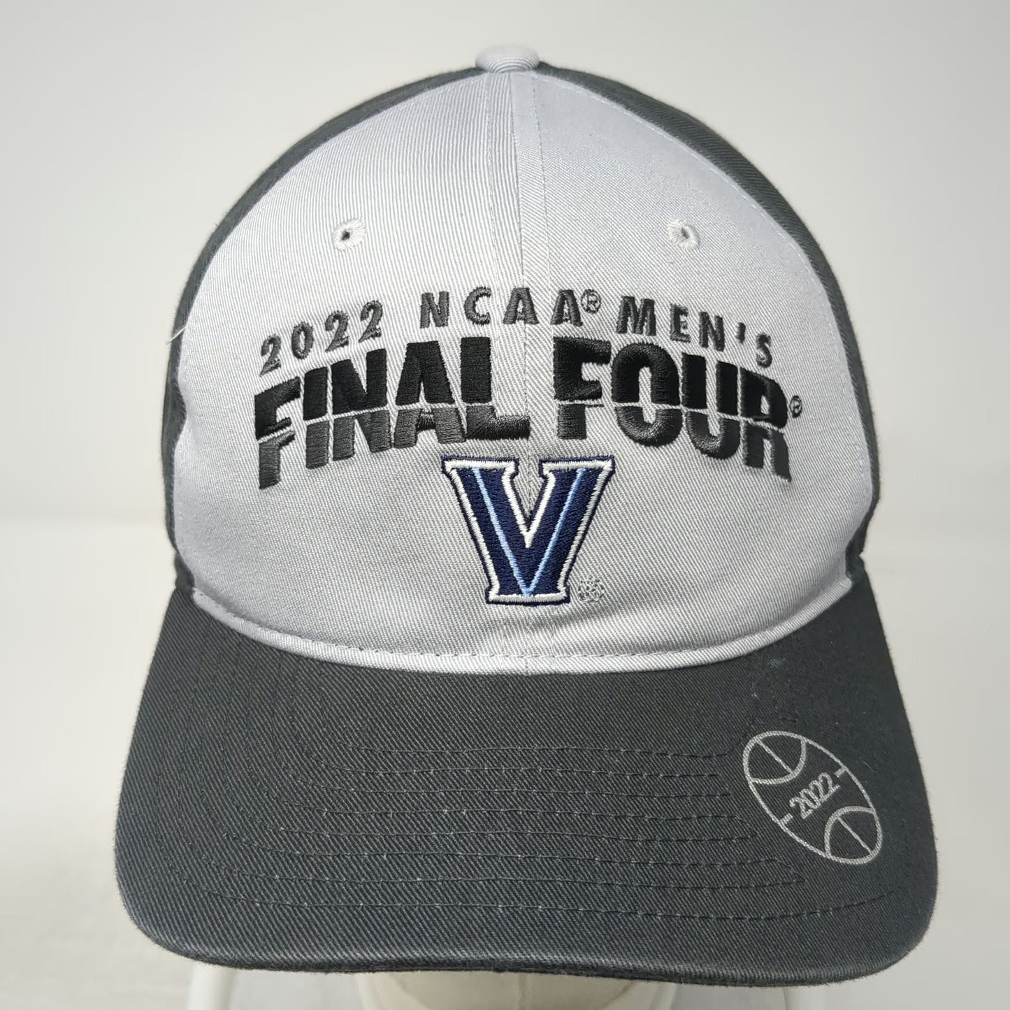 Nike Villanova NCAA Snapback Gray Black Hat One Size 2022 Final Four Champs