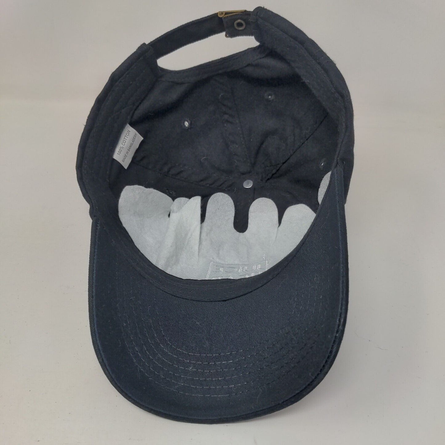 Juice Head Slideback Hat Black One Size Adjustable Embroidered 6 Panel