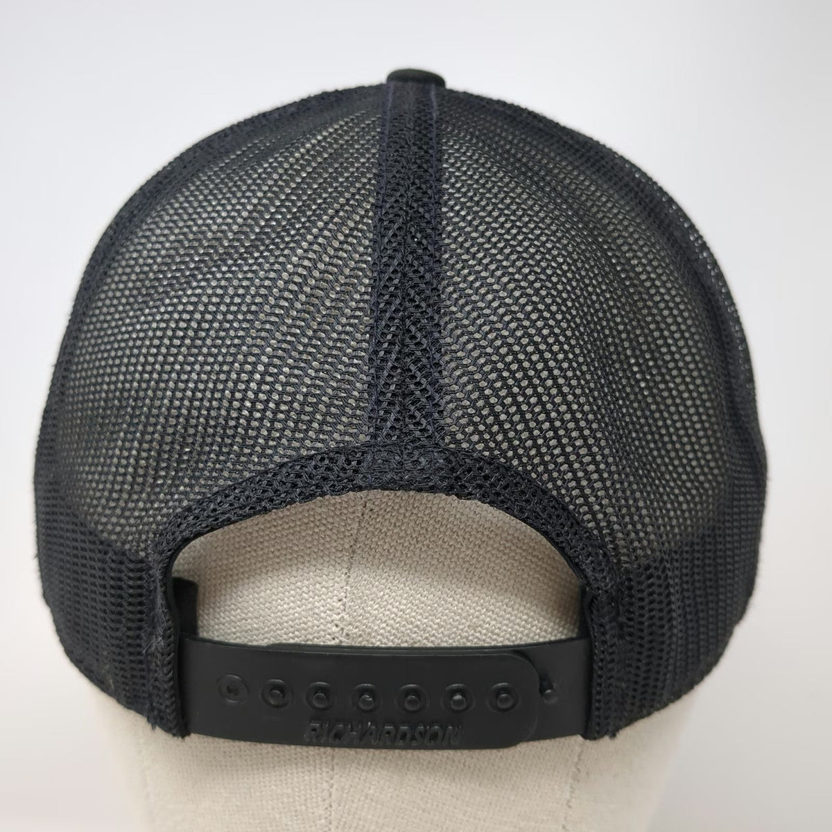 Richardson Trucker Hat Black One Size A&P Helicopters Mesh Snapback Embroidery