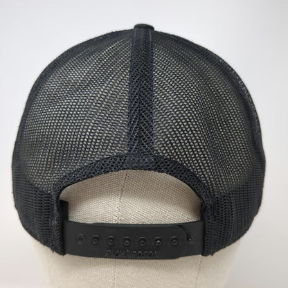 Richardson Trucker Hat Black One Size A&P Helicopters Mesh Snapback Embroidery