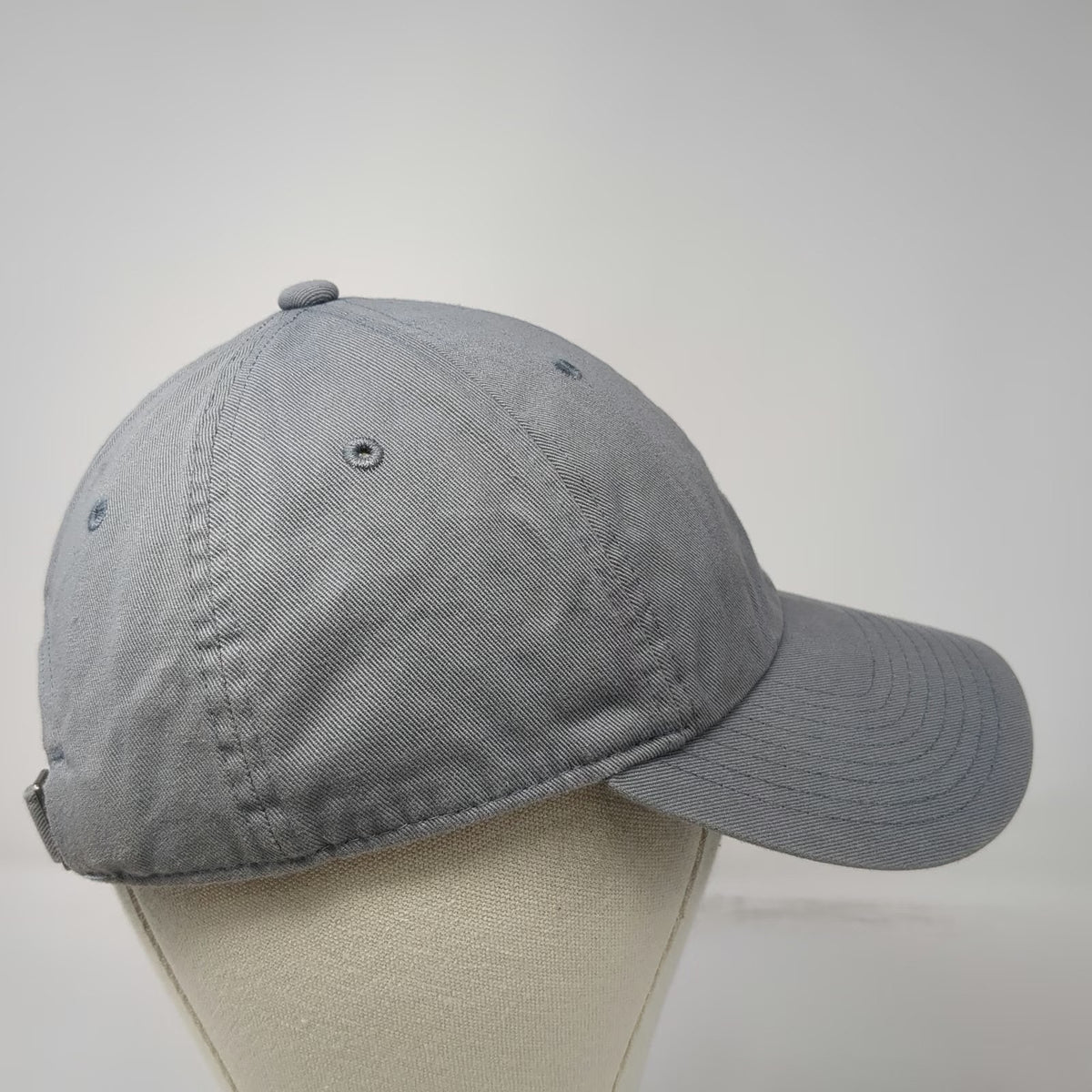 Nike Baseball Cap Gray One Size Slideback Heritage86 Embroidered Logo Hat