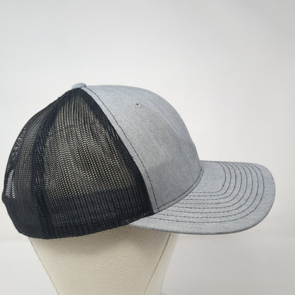 AXIS Snapback Mesh Back Trucker Hat Gray One Size Adjustable Richardson