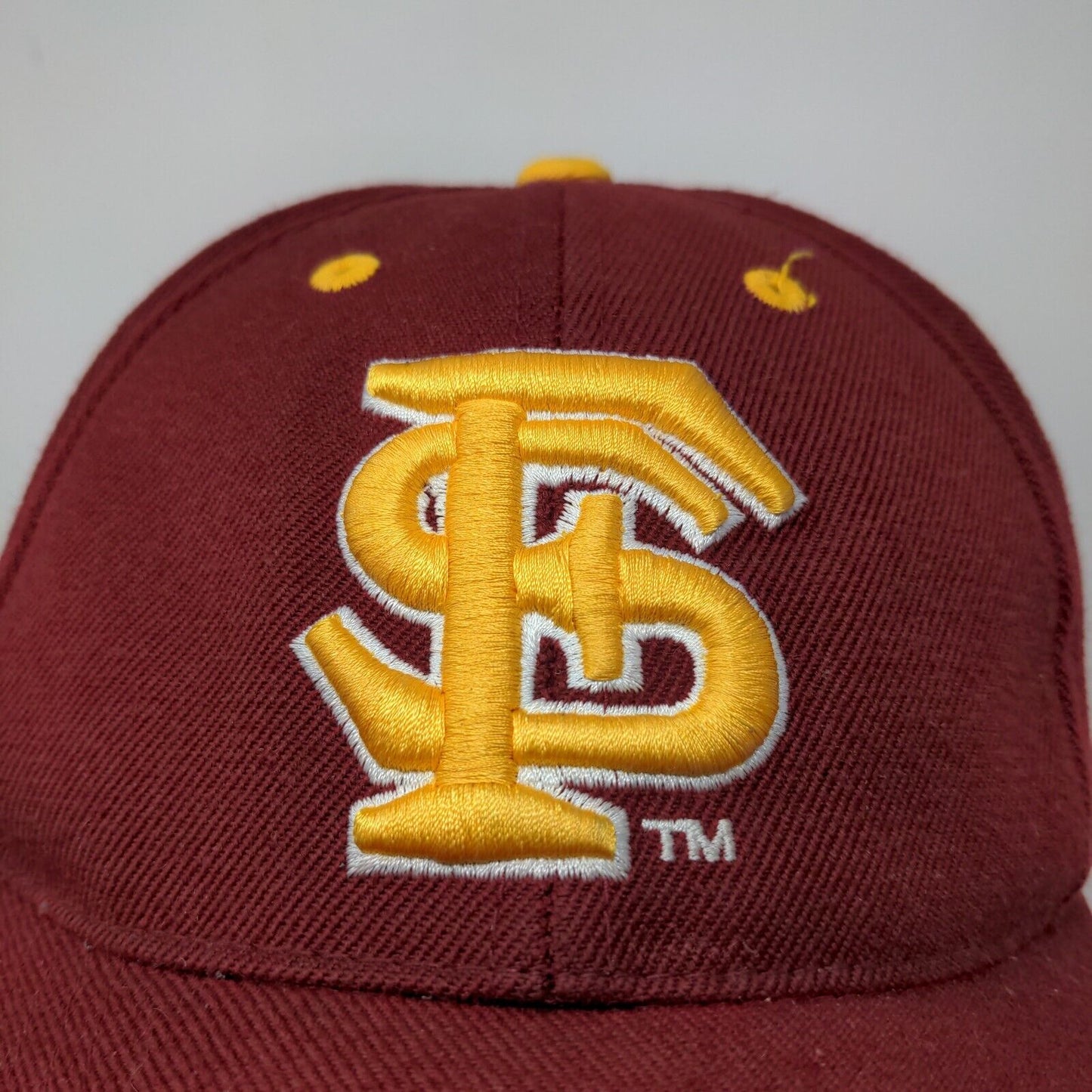 Logo Athletic Men's Snapback Hat Red OSFA Embroidered Florida State Seminoles