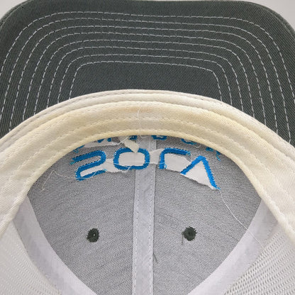 Direct Caps Trucker Hat Gray One Size SOLV Energy Mesh Back Snapback Stitching