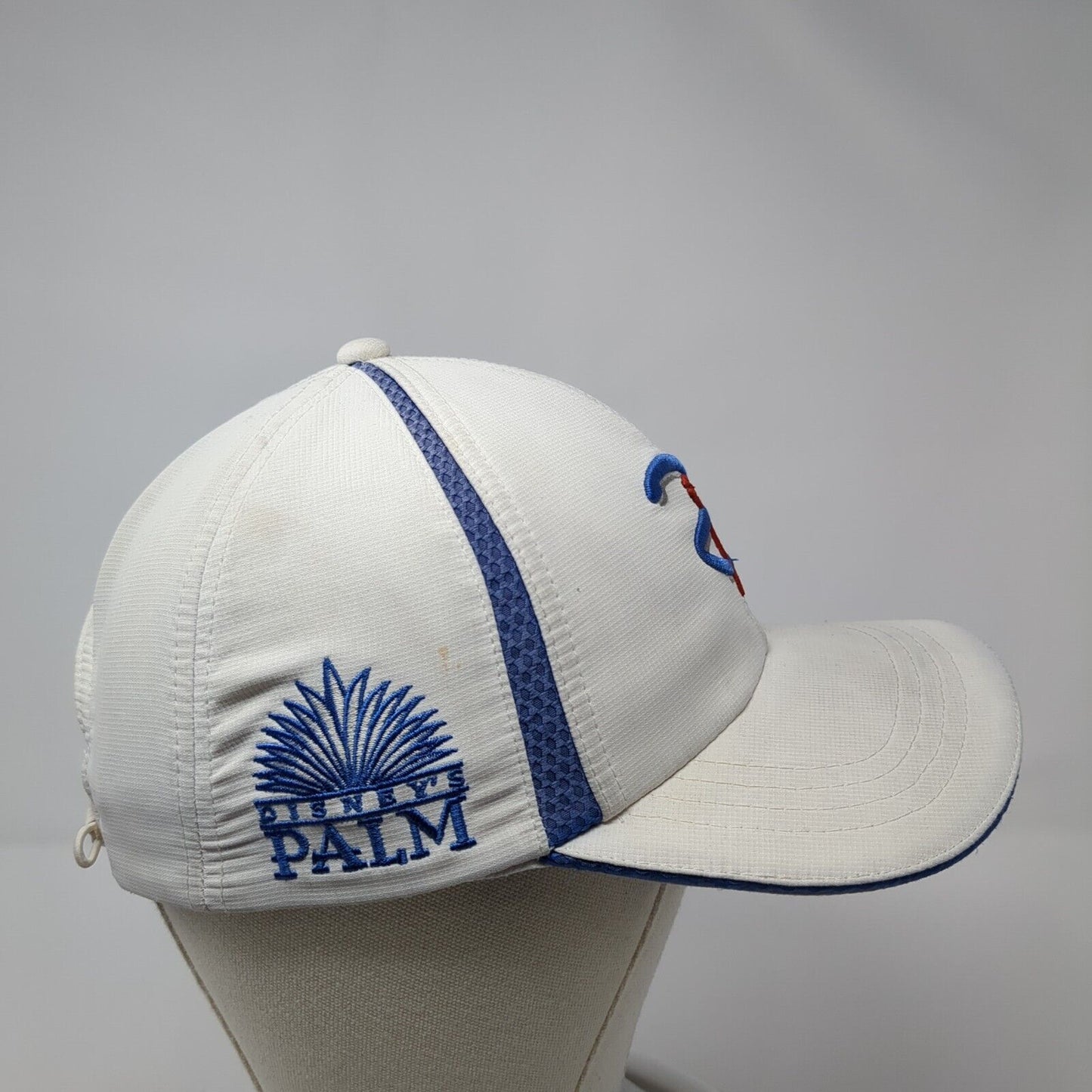 Disney's Magnolia Strapback Golf Hat White OS Adjustable Classic Cut UPF50 Ahead