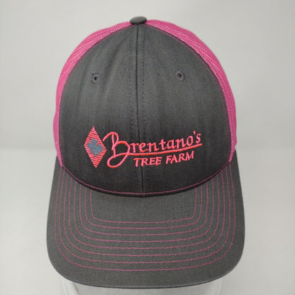 Brentano's Tree Farm Snapback Trucker Hat Multicolor OSFA Mesh Back