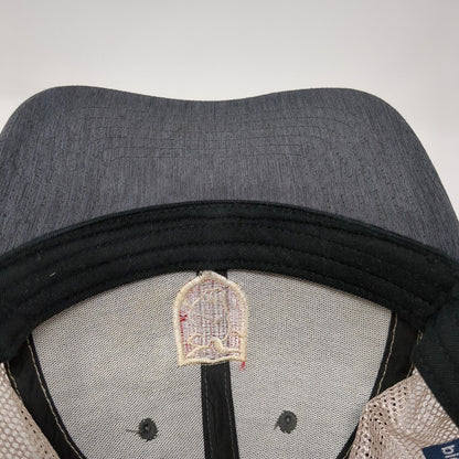 Ox Industries Snapback Trucker Hat Gray OS Adjustable Embroidered Mesh Back