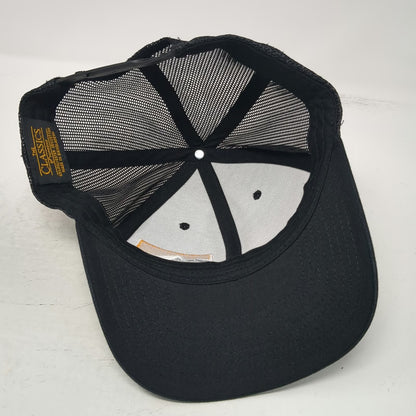 Yupoong Trucker Hat Black One Size Mesh Snapback Milestar Tires Logo Adjustable