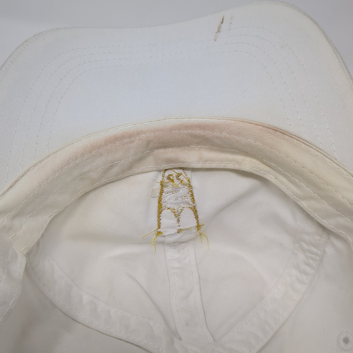 First Year Caddie Strapback Baseball Cap White One Size Adjustable Imperial