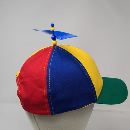 Aiermo Baseball Cap Red Yellow Blue Green One Size Propeller Hat Novelty Fun