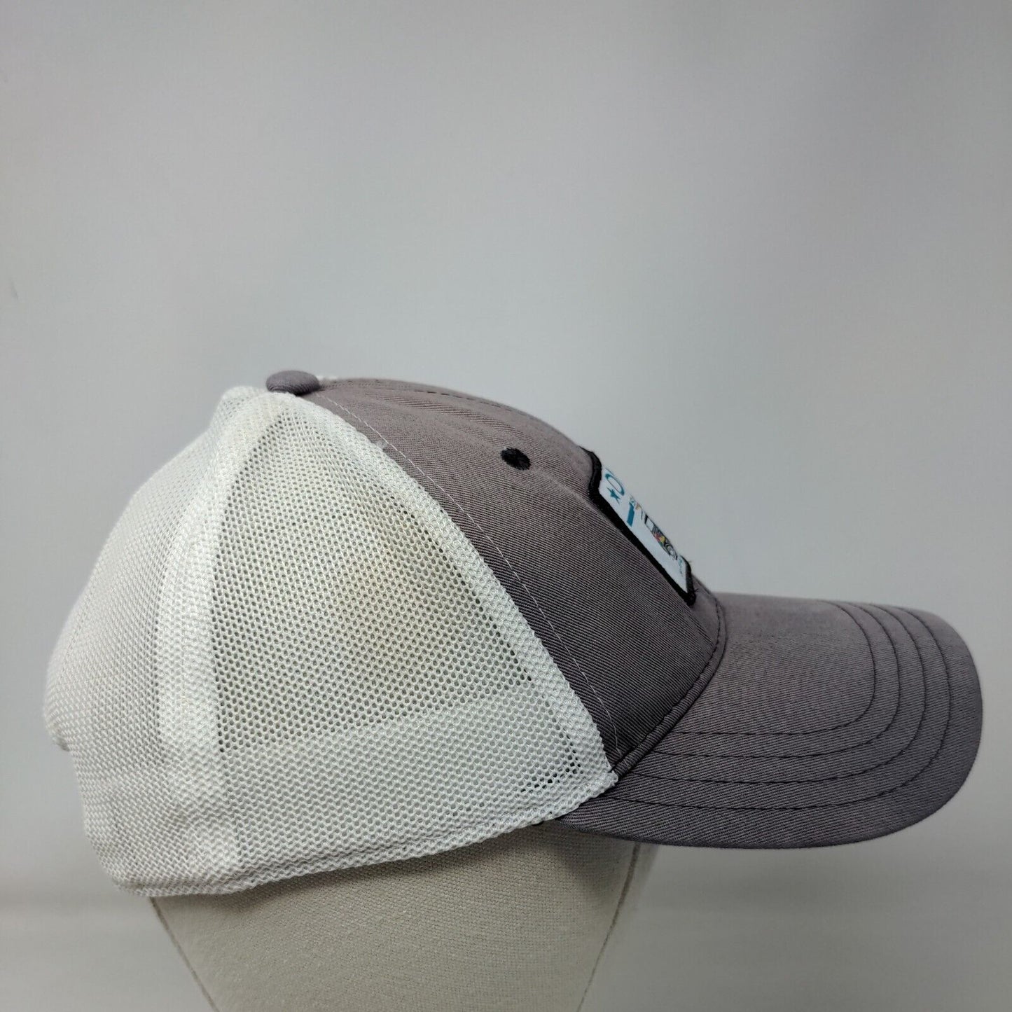 ONO Surf Co. Snapback Mesh Back Trucker Hat Blue One Size Colorblock