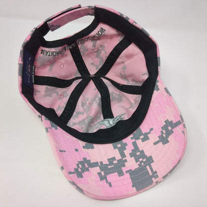NRA National Riffle Association Strapback Hat Camouflage One Size Adjustable
