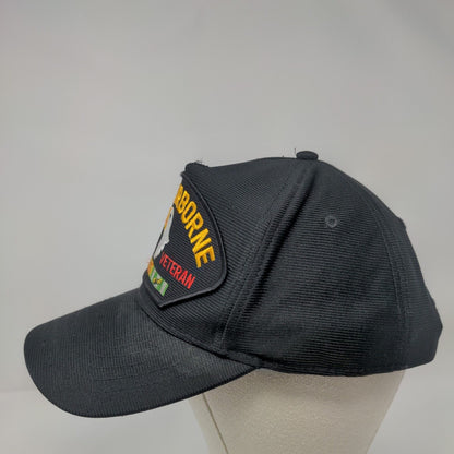 101st Airborne Vietnam Veteran Snapback Hat Black One Size Eagle Crest