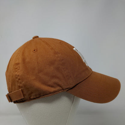 '47 Brand Men's Slideback Hat Orange OSFA Embroidered LA Dodgers Logo Cotton