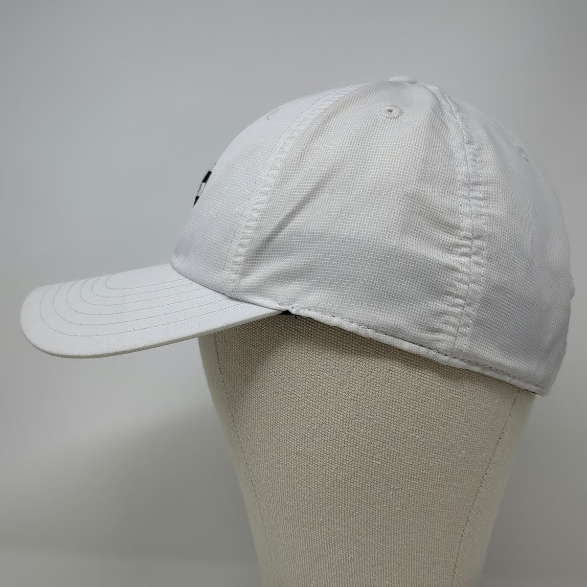 American Needle Baseball Cap White One Size Bighorn Sheep Snapback Hat Grey Brim