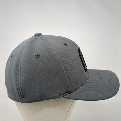 Billings Mustangs Fitted Hat Gray 7 3/8-8 Performance Pacific Headwear